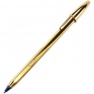 Στυλό διαρκείας BIC επετειακός GOLD medium μπλε μελανι